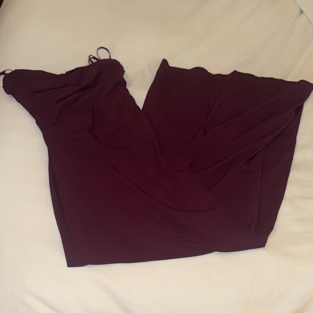 House of CB Burgundy Maxi Dress
